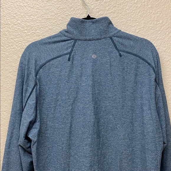 Lululemon Men's Blue Quarter-Zip Pullover - Picture 7 of 10